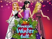 Princesses Winter Ball Game Online