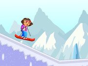 Dora Ski Jump Game Online
