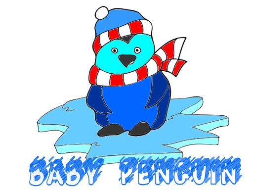 Baby Penguin Coloring Game Image Baby Penguin Coloring Game