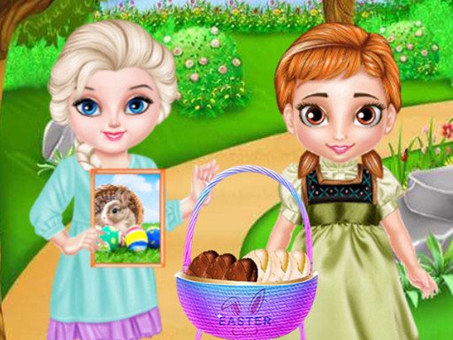 Frozen Baby Happy Easter Game