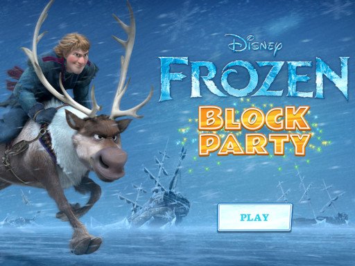 Frozen Block Party Game Image Frozen Block Party Game