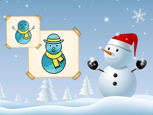 Happy Snowman Coloring Game Image Happy Snowman Coloring Game