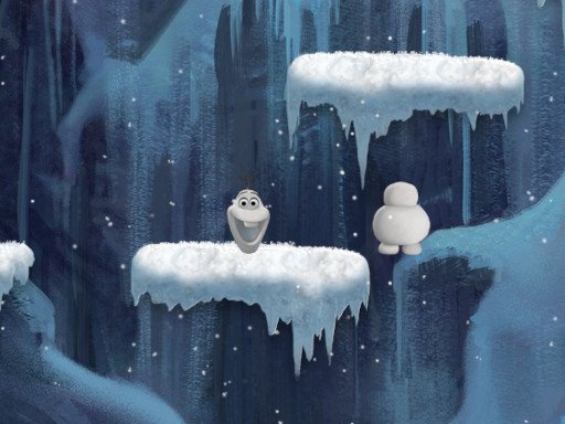 Olaf's Freeze Fall Game Image Olaf's Freeze Fall Game