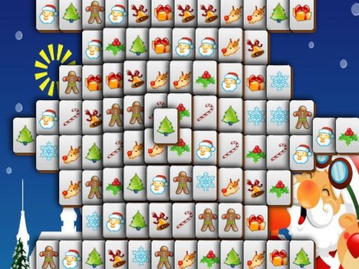 Santa's Mahjong Game Image Santa's Mahjong Game