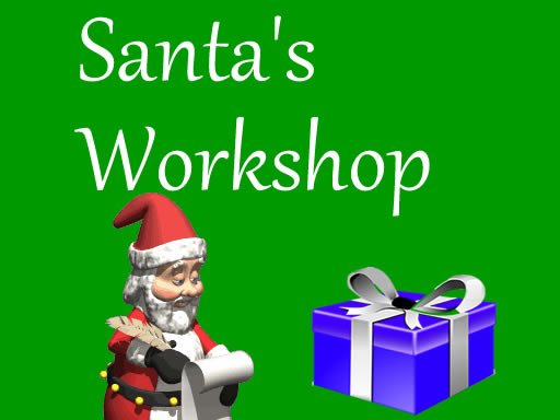 Santa's Workshop Game Image Santa's Workshop Game