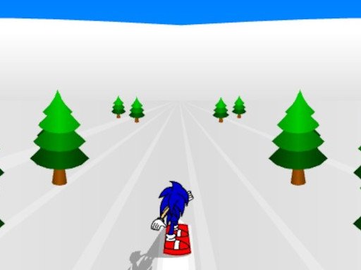 Sonic Snowboarding Game Image Sonic Snowboarding Game