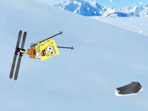Spongebob Skiing Game Image Spongebob Skiing Game