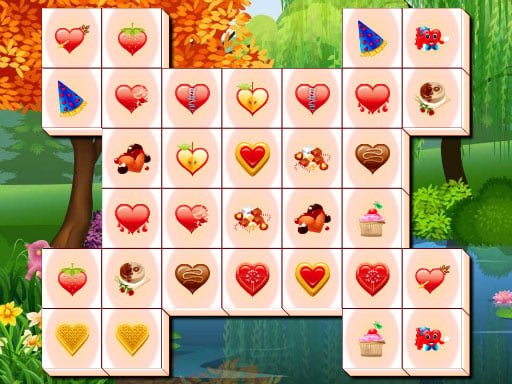 Valentine's Day Mahjong Game Image Valentine's Day Mahjong Game