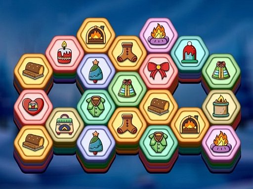 Winter Hexa Stack Game