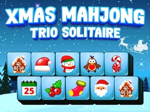 Xmas Mahjong Trio Solitaire Game Image Xmas Mahjong Trio Solitaire Game