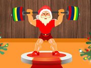 Santa Weightlifter Game Online