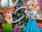 Sisters Christmas Room Prep Game Online
