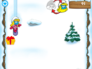 Smurfy Snowboard Game Online