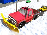 Winter Snow Plow Driving Game